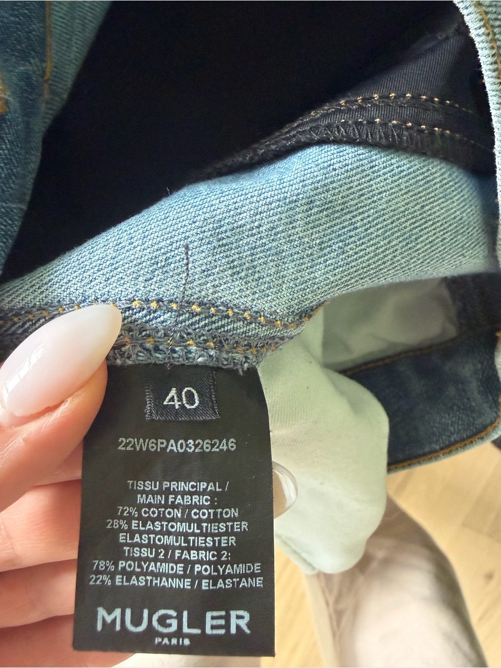 Mugler jeans, worn couple times. Sizes Fr 40 - Picture 5 of 7